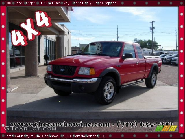 2002 Ford Ranger XLT SuperCab 4x4 in Bright Red