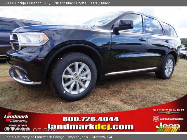 2014 Dodge Durango SXT in Brilliant Black Crystal Pearl