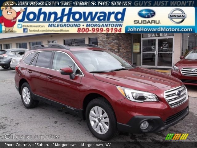 2015 Subaru Outback 2.5i Premium in Venetian Red Pearl