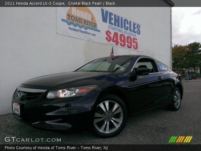 2011 Honda Accord LX-S Coupe in Crystal Black Pearl