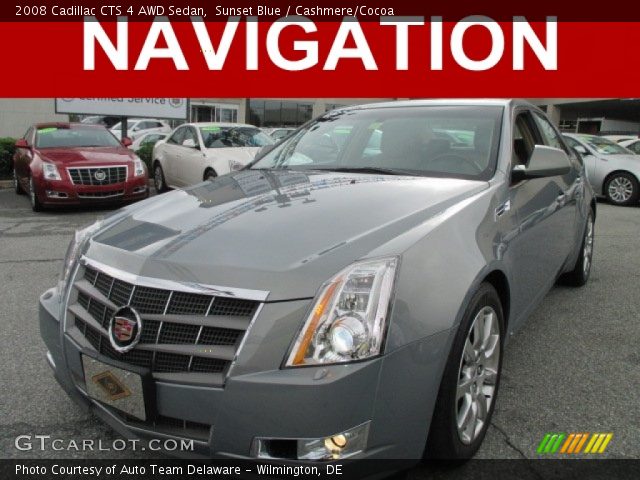 2008 Cadillac CTS 4 AWD Sedan in Sunset Blue