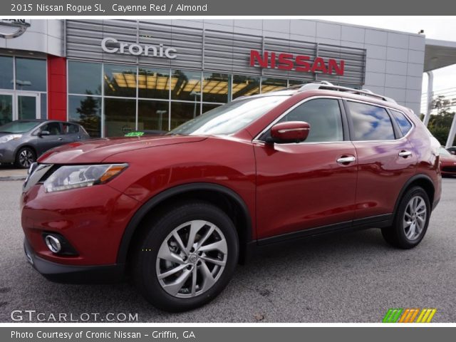 2015 Nissan Rogue SL in Cayenne Red