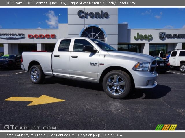 2014 Ram 1500 Express Quad Cab in Bright Silver Metallic