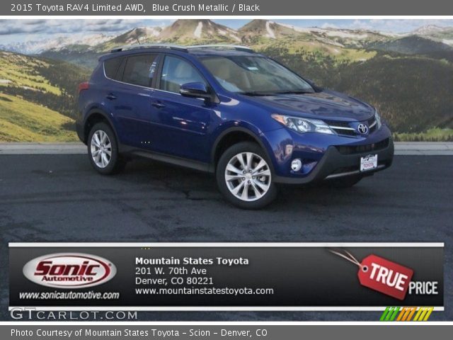 2015 Toyota RAV4 Limited AWD in Blue Crush Metallic