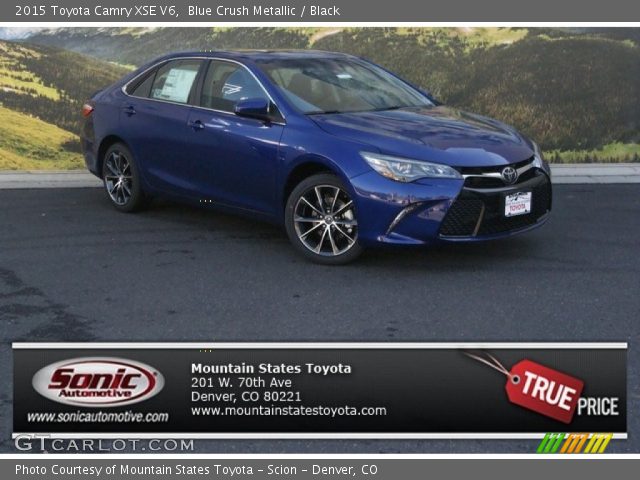 2015 Toyota Camry XSE V6 in Blue Crush Metallic