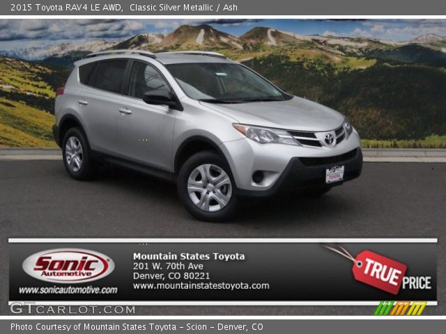 2015 Toyota RAV4 LE AWD in Classic Silver Metallic