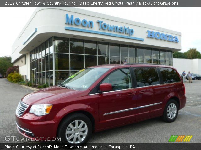 2012 Chrysler Town & Country Touring in Deep Cherry Red Crystal Pearl