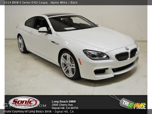2014 BMW 6 Series 640i Coupe in Alpine White