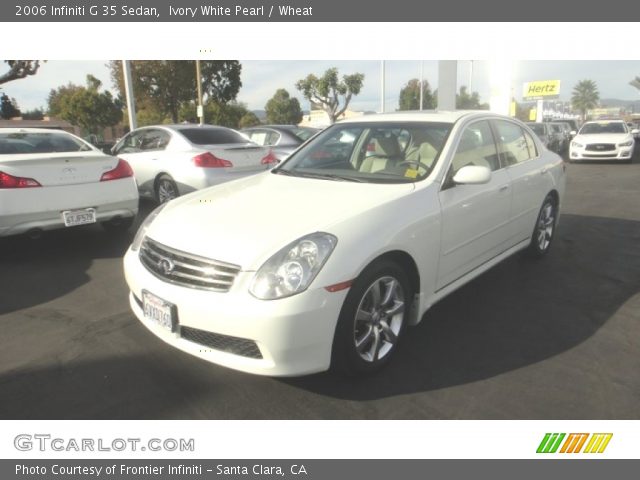 2006 Infiniti G 35 Sedan in Ivory White Pearl