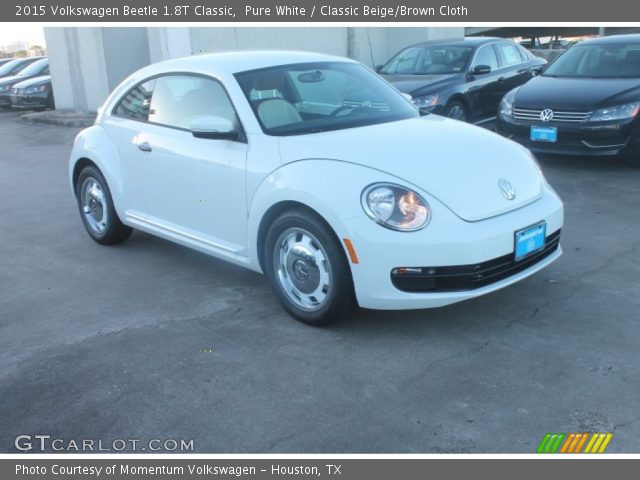 2015 Volkswagen Beetle 1.8T Classic in Pure White