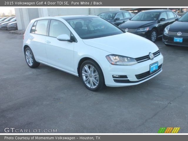 2015 Volkswagen Golf 4 Door TDI SE in Pure White