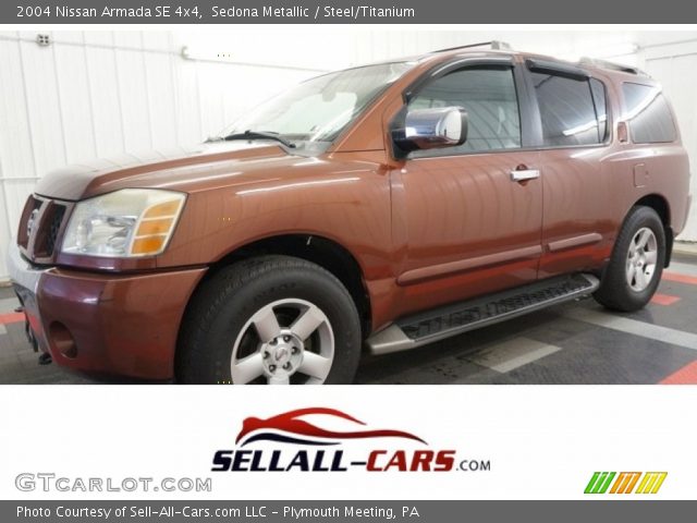 2004 Nissan Armada SE 4x4 in Sedona Metallic