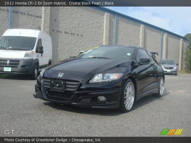 2012 Honda CR-Z EX Sport Hybrid in Crystal Black Pearl