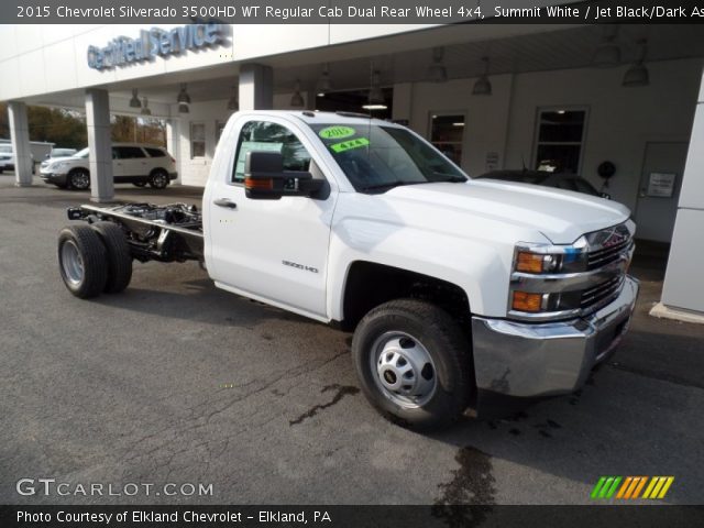 2015 Chevrolet Silverado 3500HD WT Regular Cab Dual Rear Wheel 4x4 in Summit White