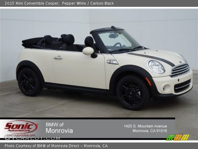 2015 Mini Convertible Cooper in Pepper White