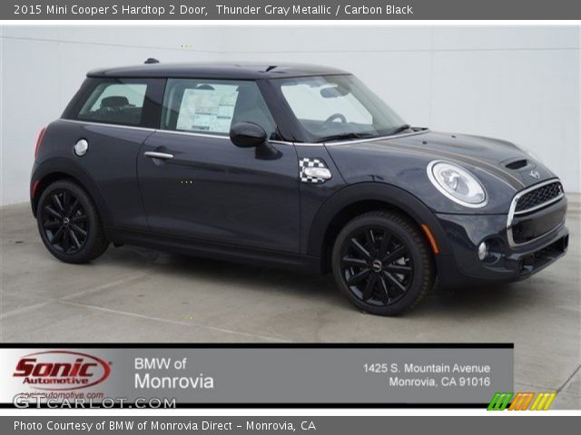 2015 Mini Cooper S Hardtop 2 Door in Thunder Gray Metallic