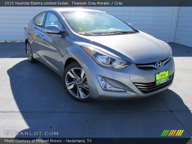 2015 Hyundai Elantra Limited Sedan in Titanium Gray Metallic