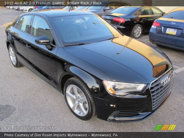 2015 Audi A3 2.0 Premium quattro in Brilliant Black