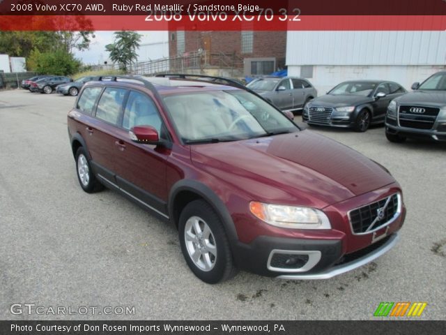 2008 Volvo XC70 AWD in Ruby Red Metallic