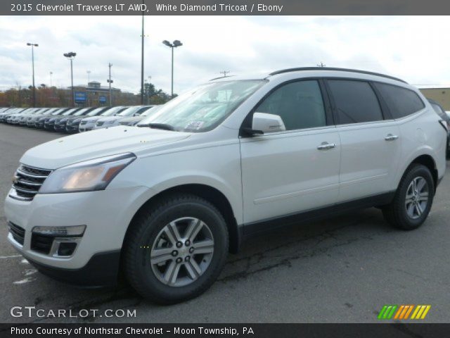 2015 Chevrolet Traverse LT AWD in White Diamond Tricoat