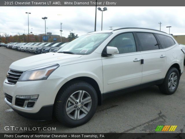 2015 Chevrolet Traverse LT AWD in White Diamond Tricoat