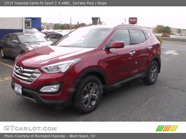 2015 Hyundai Santa Fe Sport 2.4 AWD in Serrano Red