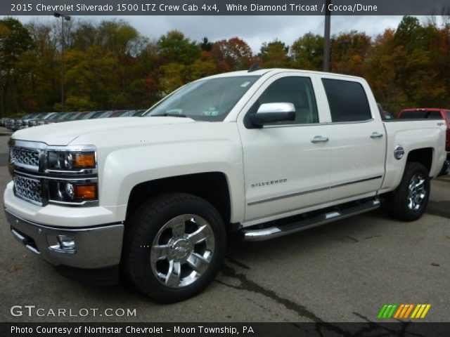 2015 Chevrolet Silverado 1500 LTZ Crew Cab 4x4 in White Diamond Tricoat