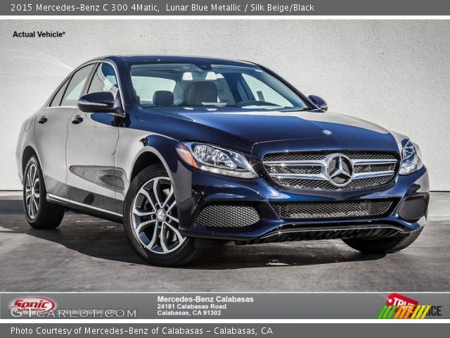 2015 Mercedes-Benz C 300 4Matic in Lunar Blue Metallic