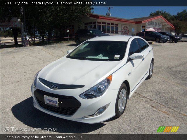 2015 Hyundai Sonata Hybrid  in Diamond White Pearl