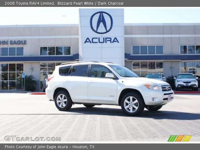2008 Toyota RAV4 Limited in Blizzard Pearl White