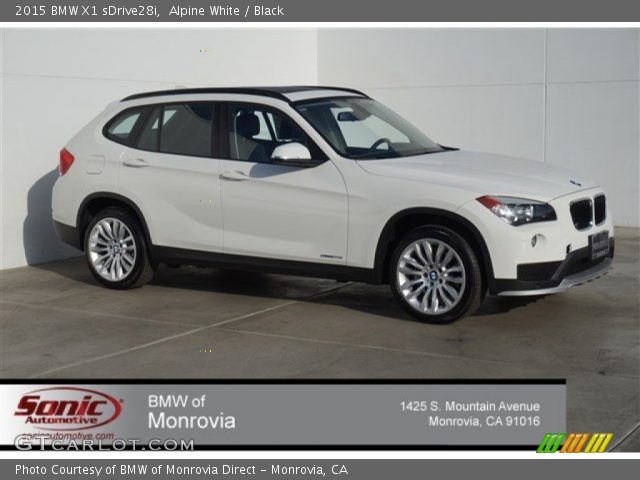 2015 BMW X1 sDrive28i in Alpine White