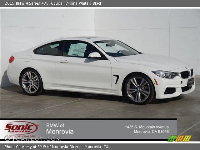 2015 BMW 4 Series 435i Coupe in Alpine White