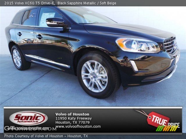 2015 Volvo XC60 T5 Drive-E in Black Sapphire Metallic