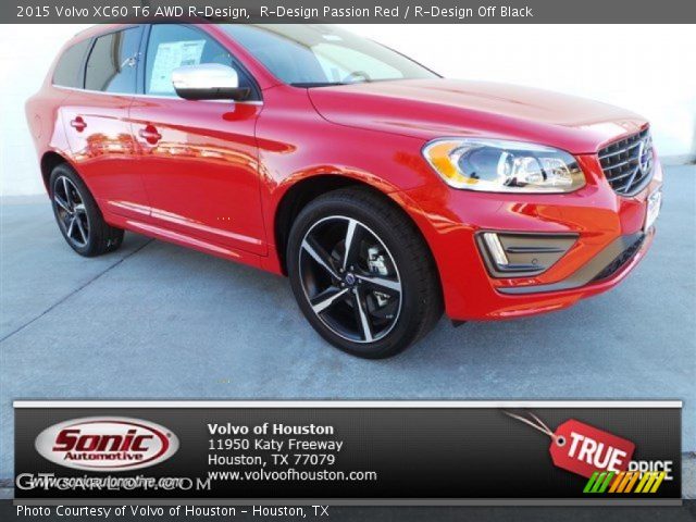 2015 Volvo XC60 T6 AWD R-Design in R-Design Passion Red