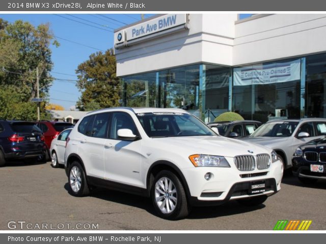 2014 BMW X3 xDrive28i in Alpine White
