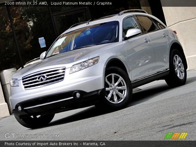2008 Infiniti FX 35 AWD in Liquid Platinum Metallic