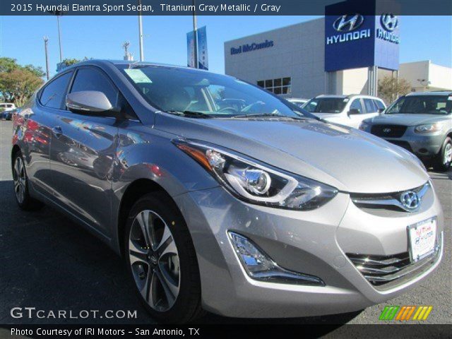 2015 Hyundai Elantra Sport Sedan in Titanium Gray Metallic