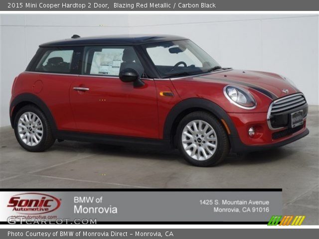 2015 Mini Cooper Hardtop 2 Door in Blazing Red Metallic