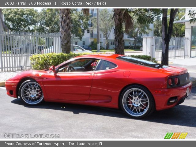 2003 Ferrari 360 Modena F1 in Rosso Corsa (Red)