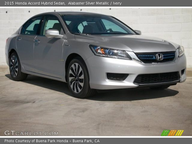 2015 Honda Accord Hybrid Sedan in Alabaster Silver Metallic