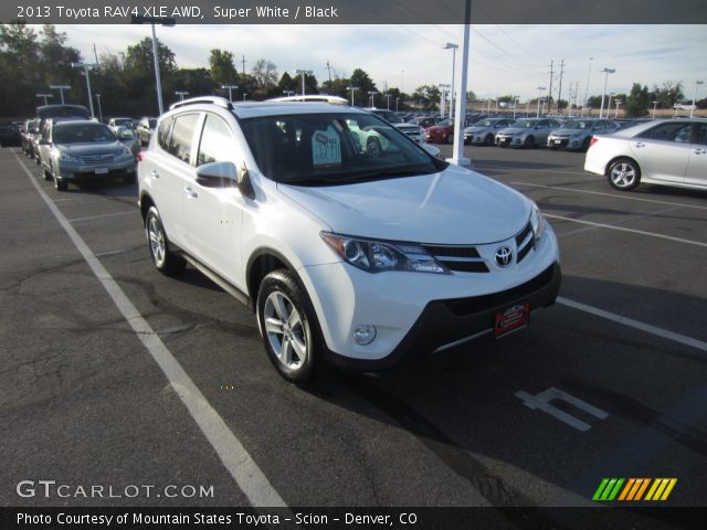 2013 Toyota RAV4 XLE AWD in Super White