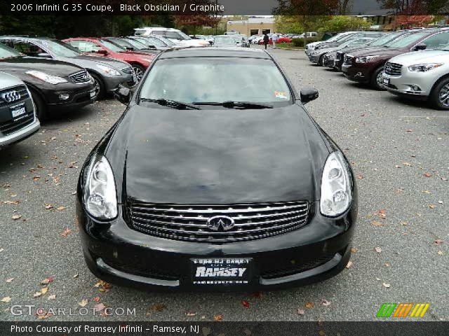 2006 Infiniti G 35 Coupe in Black Obsidian