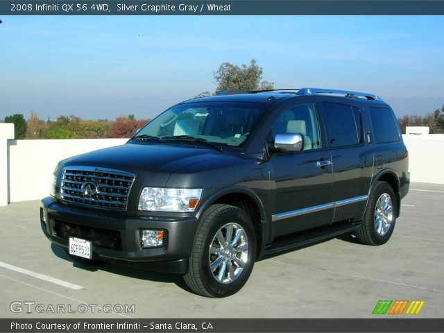 2008 Infiniti QX 56 4WD in Silver Graphite Gray