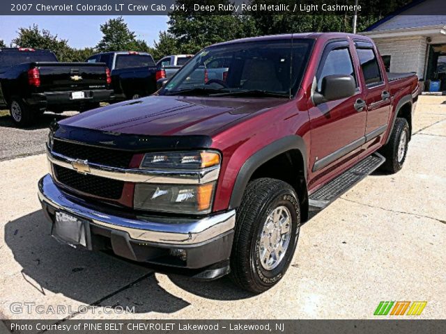 2007 Chevrolet Colorado LT Crew Cab 4x4 in Deep Ruby Red Metallic