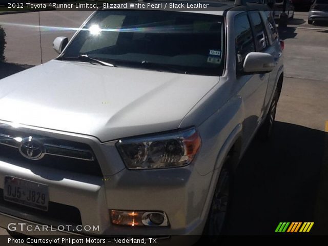 2012 Toyota 4Runner Limited in Blizzard White Pearl