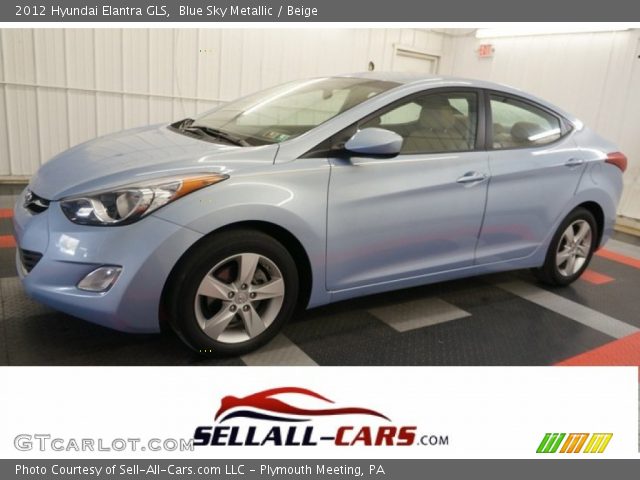 2012 Hyundai Elantra GLS in Blue Sky Metallic