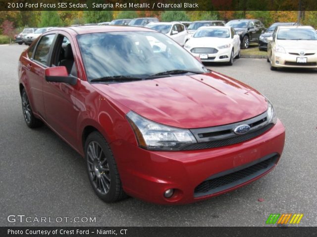 2010 Ford Focus SES Sedan in Sangria Red Metallic