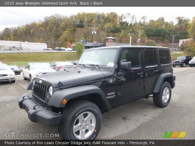 2015 Jeep Wrangler Unlimited Sport 4x4 in Black