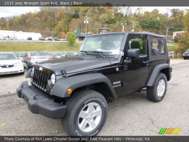 2015 Jeep Wrangler Sport 4x4 in Black
