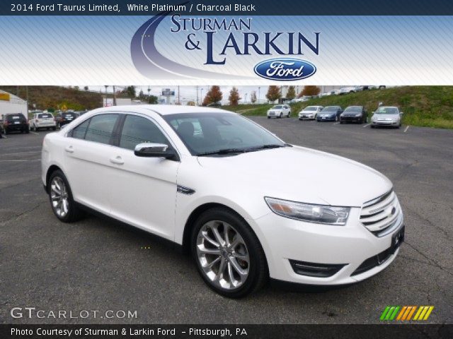 2014 Ford Taurus Limited in White Platinum